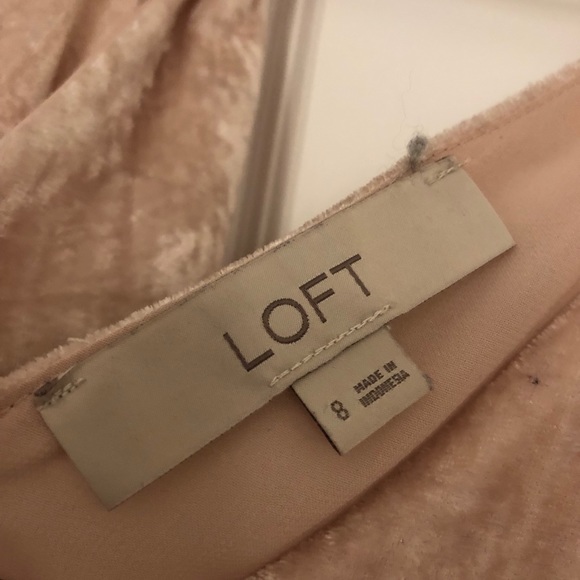 Loft crushed velvet in pale pink - Picture 4 of 4